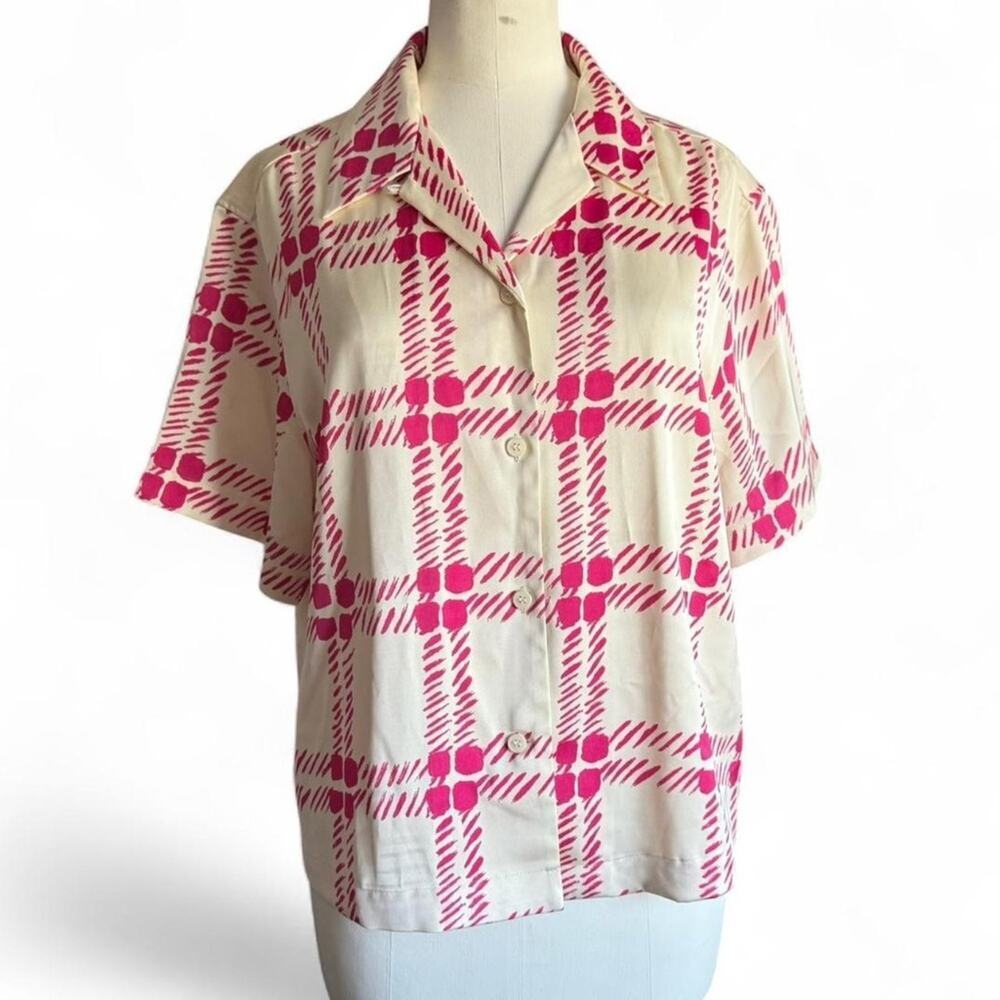 Marni x UniqloSilky Satin Open Collar Shirt (sz S) 329